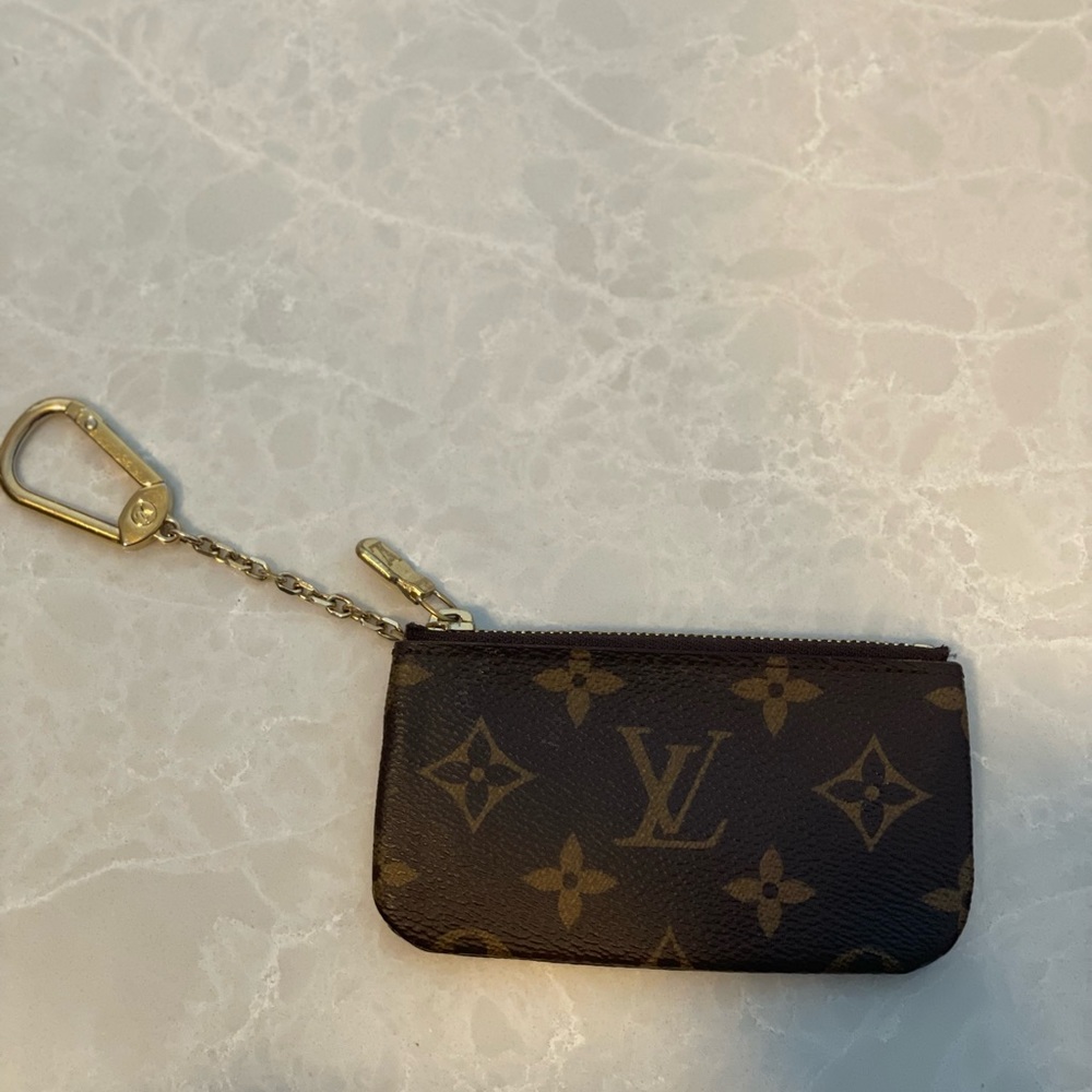 Real LV cardholder wristlet. Perfect size to hold cards/license.